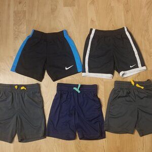 5 pairs of size 3T shorts Nike and Cat and Jack